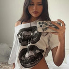 WHITE / L