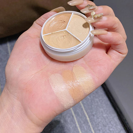 Three Color Concealer To Cover Spots Pimples Black Eye Circles Lacrimal Groove Repair Foundation Make Up And Makeup Makeup