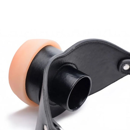 Adults Toys Leather Gag Gag Plug Adult Game Adjustable Penis Masturbation Cup Adult Restraint Slaves Bondage Erotic 18+ Sex Toys