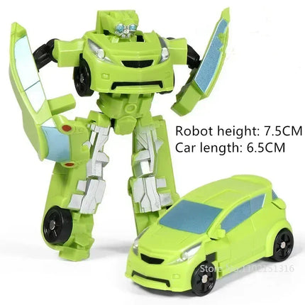 Children Toys Mini Transformation Robot Kit Toys Models 2 In 1 Deformed Car Toy Robots Toys for Kids Gift  Action Figure