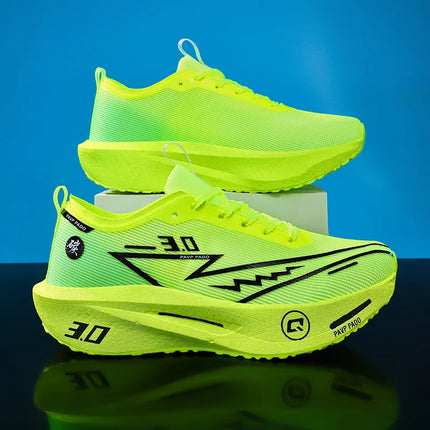 Men Running Shoes Carbon Board Marathon Speciality Sports Breathable Lightweight Women's Comfortable Athletic Sneakers