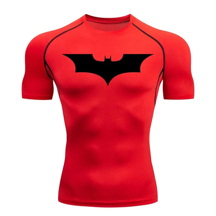 Compression T-Shirts for Men Summer Short Sleeve Rash Breathable Slim Fit Guard Gym Workout Running Athletic Quick Dry Tees Tops