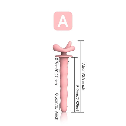 New Silicone Tongue Shaped Hollow Eyebar with Chastity Lock Accessories, Catheter for Men, SM Urethral Stimulation Plug 18+