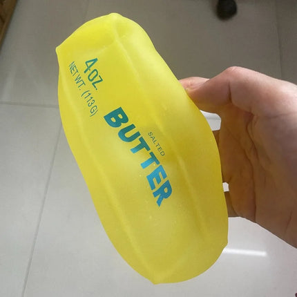 Moldable Butter Stick Squishy Toy Vaseline Filled Stress Relief Butter Cheese Bar Squeeze Fidget Toy Decompression Vent Toy