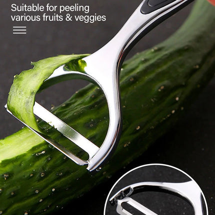 Stainless Steel Fruit Vegetable Tools Vegetable Peeler Potato Peeler Kitchen Accessories, Non-slip Handle SGGJ001