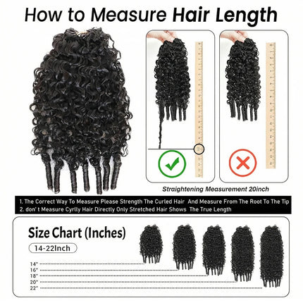 Crochet Human Hair For Black Women 100g/Pc Burmese Curly Crochet Human Hair Knotless Pre‑Separated Feather Crochet Invisible