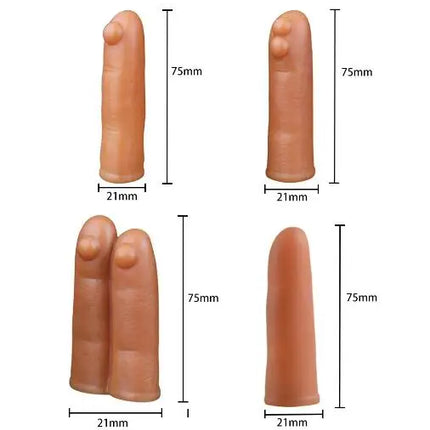 Finger Sleeve Liquid Silicone Sex Toys for Adult Nipple G-spot Clitoris Stimulator Vagina Masturbator Orgasm Flirting Products