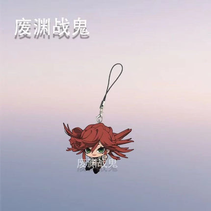 Anime GACHIAKUTA Mobile Phone Lanyard Rudo Enjin Zanka Riyo Jabber Acrylic Keychain Pendant Chains for Accessories Bag Fans Gift
