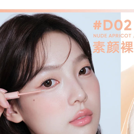 Judydoll Dual-Ended Contour Under Eye Pen Matte Shimmer Soft Nude Fine Flash  Smudge-Proof Lasting Natural Brightening