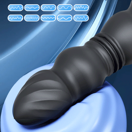 Thrusting Anal Plug Vibrator Butt Plug Male Prostate Massager Telescopic G Spot Vibrator Stimulator Sex Toys for Women Men 18+