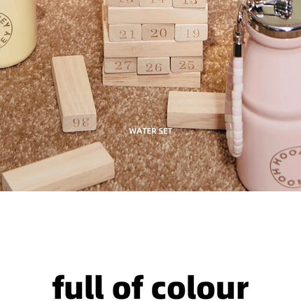 280/360ml Insulated Cup High Appearance Portable Pocket Coffee Mug For Women On-the-Go Water Bottle