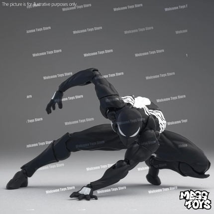 In Stock Mess Toys Spider Man Symbiote Black Suit Neighbor Spiderman Messtoys Scarlet Spider Anime Action Figure Gifts Toys