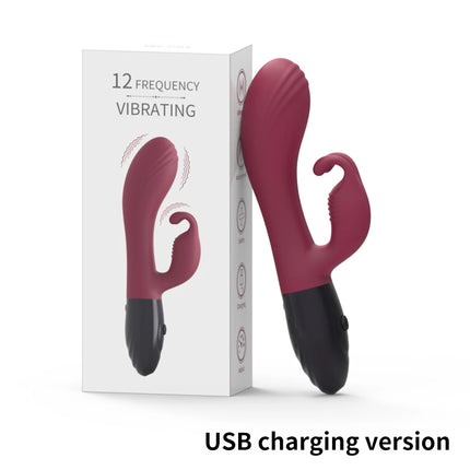 12 Modes Vagina Rabbit Vibrator for Women G-Spot Vibrator Clitoris Stimulator Female Masturbation Adult Goods Sex Toy for Women