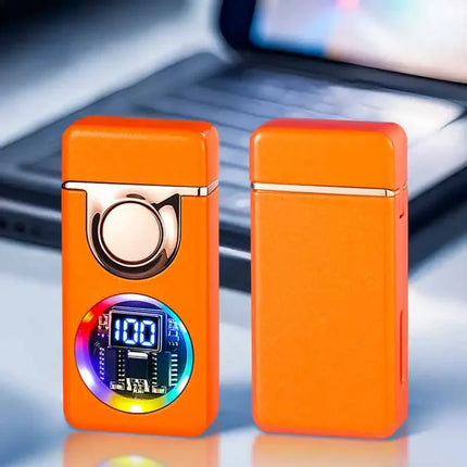2025 Voice Controlled Ignition Gas Lighter 4 Ignition Methods Battery Display Open Fire Switching Jet Fire USB Electric Lighters