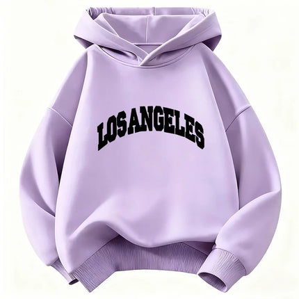 Casual Los Angeles Y2k Hoodie Kids Fashion Children's Sweatshirt Hoody Casual Hoodies for Boys Girls Clothes