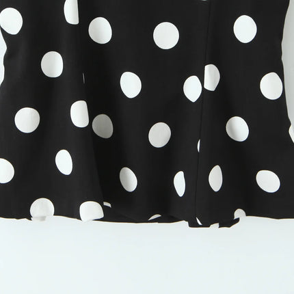 HH Summer Woman Black Polka Dot Backless Bow Decoration Halter Vest Tops Fashion Women Sleeveless Backless Sexy Tops