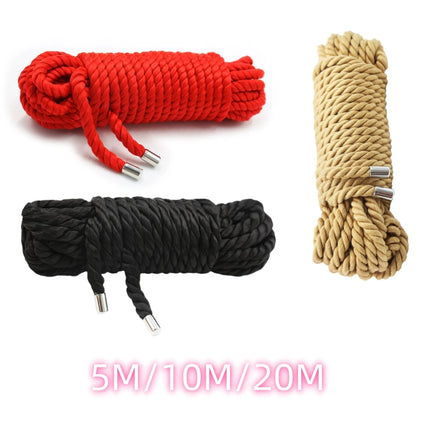 Exotic Shibari Accessories Handcuffs Bondage Rope 5M/10M/20M for Men & Women Fetish Slave RolePlaying Binder Restraint Touch Fun