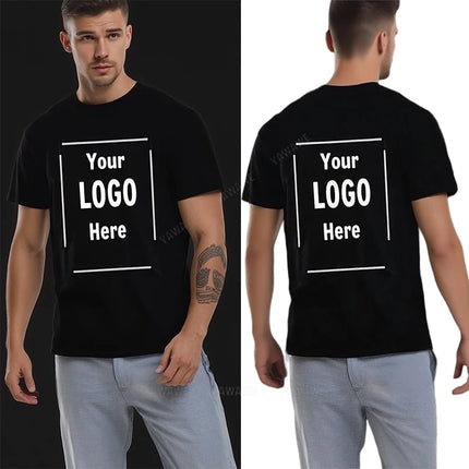 Personalized Rock t-shirt Workout Oversized T-shirt Custom Text Travel Minimalist Tshirt Cool Bespoke Graphic Round Neck Tee