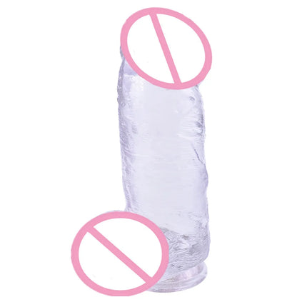 D 7.5CM SUPPER thick dildo Huge Realistic Giant Long Dildo Soft Silicone Vaginal Masturbators Penis Erotic Toy for Women - DILDO