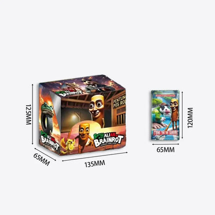 NEW Italian Brainrot Album Cards Tun Tung Sahur Card Tralalero Tralala Italy Collection Flashcards Birthday Christmas Toy Gifts