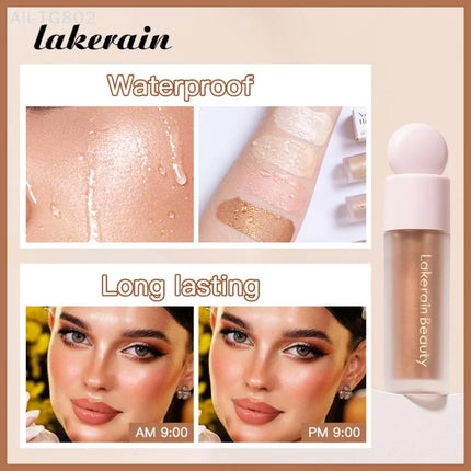 1Pc Lakerain Velvet Liquid Blush - Highly Pigmented Long-Lasting Hydrating Gloss Lip Cheek Makeup in 9 Colors