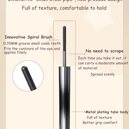 Judydoll Mascara Lash Lengthening Curling Thick Mascara Non-smudg Natural Waterproof Quick Dry Long Lasting Eye Makeup Cosmetics