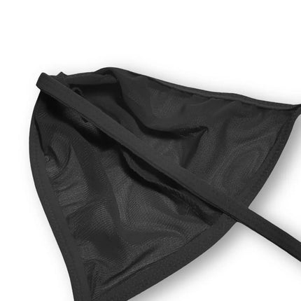 1pc Men's Sexy Underwear, Ice Silk Cool Thongs & G-strings, Mesh Breathable Comfy High Elastic Thongs Underpants, Thongs