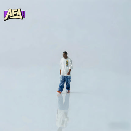 1/64 Scale Resin Hip Hop Street Crew Figures Miniature Scene Props Hand Painted Music Boombox Display for Diecast Car AFA