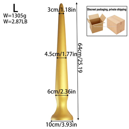 Huge 64cm Extra Long Anal Plug S-Xxxxl Butt Plug Dilatdor Anal Sex Toys For Women Men 18 Gay Bdsm Toys Vagina Orgasm Masturbator