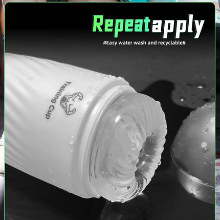 Male Masturbator Cup Soft Blowjob Sucking Anal Vagina Male Masturbator Penis Trainer Penetration Sex Toys Adult Supplies for Men