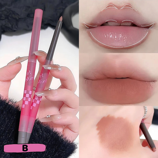 Light Sweet And Soft Matte Lip Liner Pencil Outlines The Lip Shape Lasting Not Easy To Fade Not Take Off Makeup Nude Lip Liner