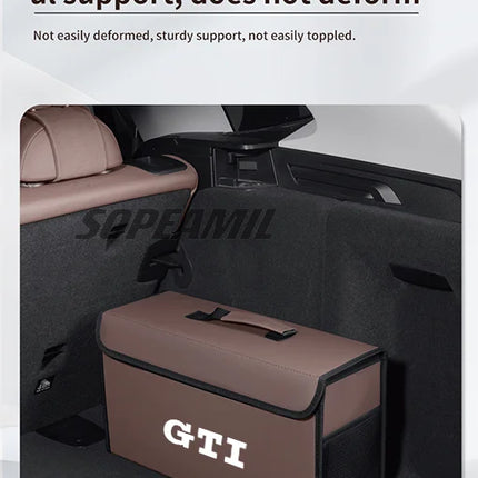 Volkswagen GTI Golf Arteon Tiguan Touareg Passat Polo Scirocco Jeeta CC Polo Car Trunk Storage Box Foldable Stowing Tidying Bag