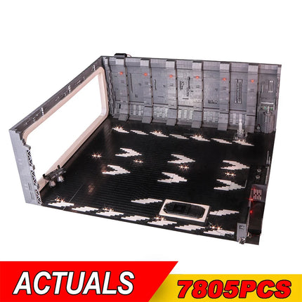 MOC Docking Bay 327 For UCS Falcon Ultimate Star Plan Building Blocks Kits Bricks DIY Toys Kids Birthday Gifts 05132 75192