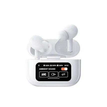 New A9Pro Wireless Earbuds Touch Screen Control Noise Cancelling Super Bass Premium Sound Headphones In-ear Bluetooth Earphone