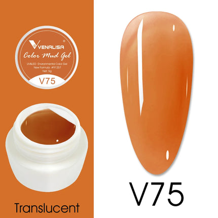 VENALISA Color Mud Gel Pure DIY Nail Art Design UV Gel Polish Professional Manicure Varnishes for Quality Artistry