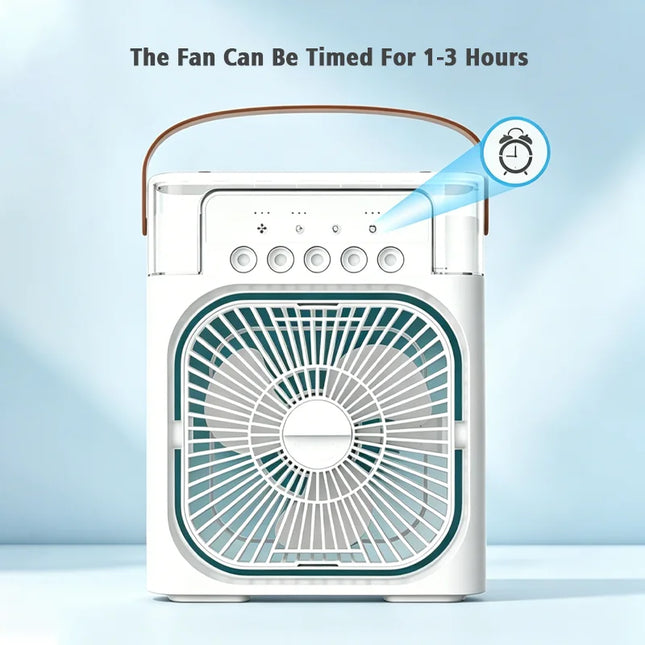 Humidifier Cooler Fan 3-Gear Air Conditioner Cooler Portable USB Desktop Spray Fans For Office Dormitory Room Cooling