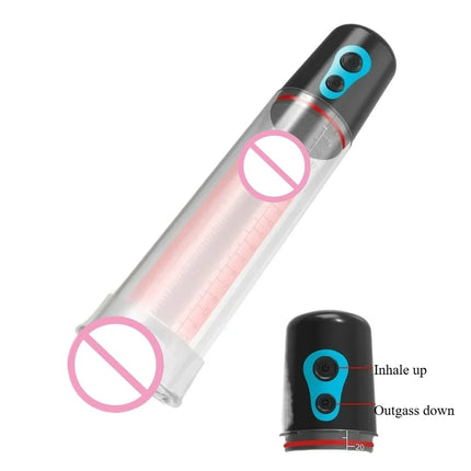 Electric Penis Pump for Men Penis Enlargement Extender Male Masturbator Dick Vacuum Pump Penis Trainer Adult Sex Toy