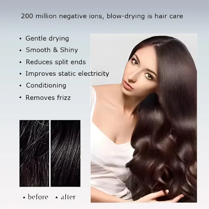 New High-speed negative ion bladeless constant temperature hair dryer Professional home-use negative ion hair dryer
