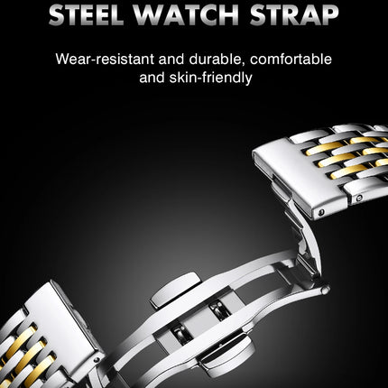 PAAZOMU Sport Original Men Clock Quartz Date Week Luxury Man Wristwatch Waterproof Luminous Stainless Steel Men's Watches Reloj