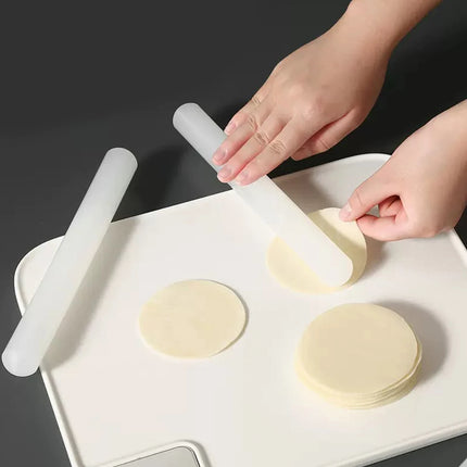 1PC-Plastic Rolling Pin Non-Stick Dough Roller for Home Use Dumpling Skin Rolling Stick Baking Tool