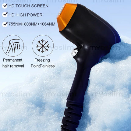 16 Bar Soprano Titanium Hair Removal Professional 5000W 4 Wavelength Painless Permanent Hair Removal Professional Beauty Salon