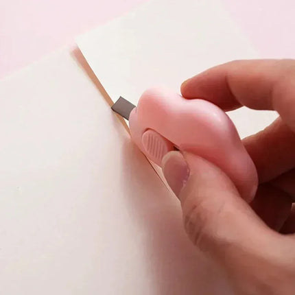 1/2/3/6PCS Cute Rabbit Cloud Color Mini Portable Utility Knife Paper Cutter Cutting Razor Blade Office Stationery Supplies