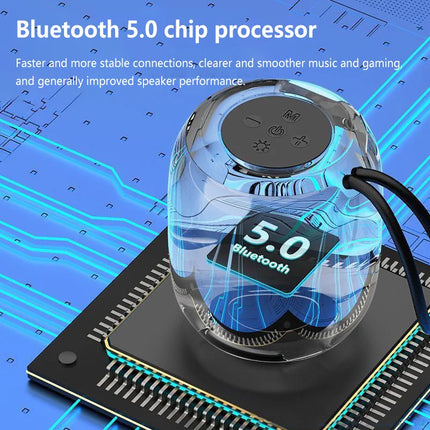 Lenovo Mini Bluetooth Speaker with Lanyard Portable Outdoor Home Mini Speaker with Deep Bass Travel Essentials Valentines