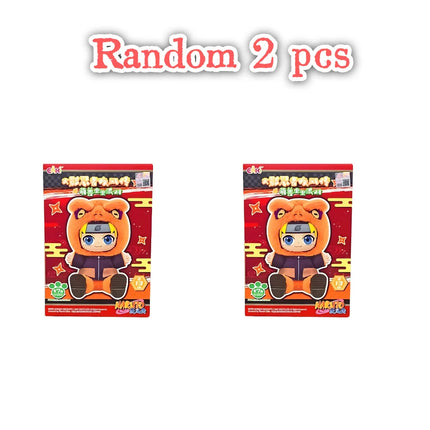 Original TOPTOY EAKI Naruto Cute Beast Party Series 2 Trendy Blind Box Toys Collectible Kawaii Plush Doll Hanging Ornament Gift