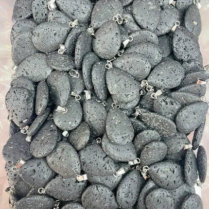 RX9-1 18*25mm natural stone water drop shape pendants charms for Necklaces making