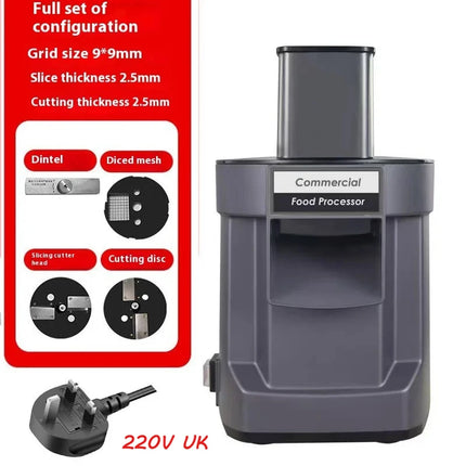 110V/220V Commercial Vegetable Chopper 3 in1 Multifunctional Electric Cutting Machine Carrot Potato Slice Shred Diced Processor