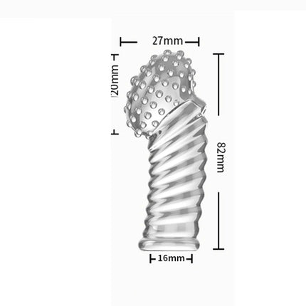 Reusable Finger Sleeve Safe Prostata G Spot Vagina Clitoris Anal Massage Adult Games Masturbation SM Exotic Sex Toys for Couple