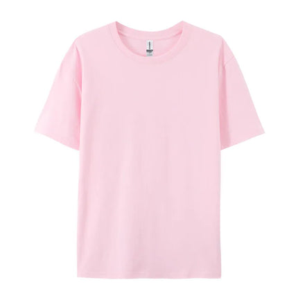 Free Printing 180gsm 100% Cotton Short Sleeve Tops Tee, Custom Order Choice Yourself, Unisex O-Neck Men's T-Shirt Plus Size S-6XL
