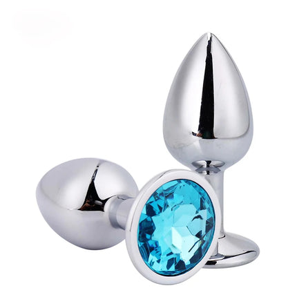 Anal Plug Jewelry Colorful Crystal Anal Plug Stimulator Anal Massage Dilatancy Toys G-point Massage Sex Wellness Adult Pleasure