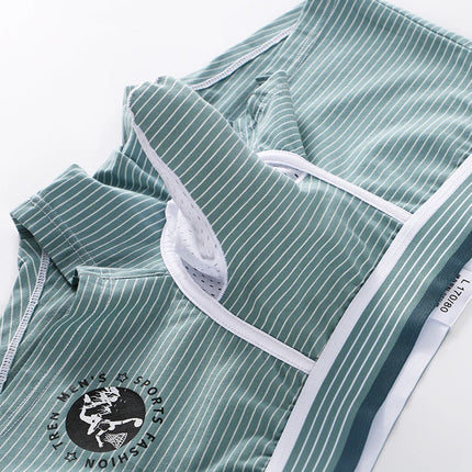 Men's Elephant Pouch Underwear Bulge Sexy Boxer Shorts Cotton Panties Striped Penis Bag Hot Men Lingeries Scrotum Separation